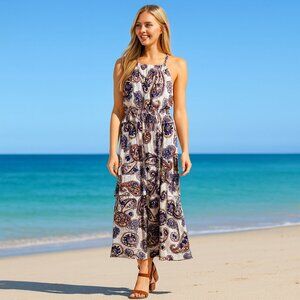 2/$30 NWT Large Band of The Free Vintage Bohemian Paisley Flowy Maxi Dress